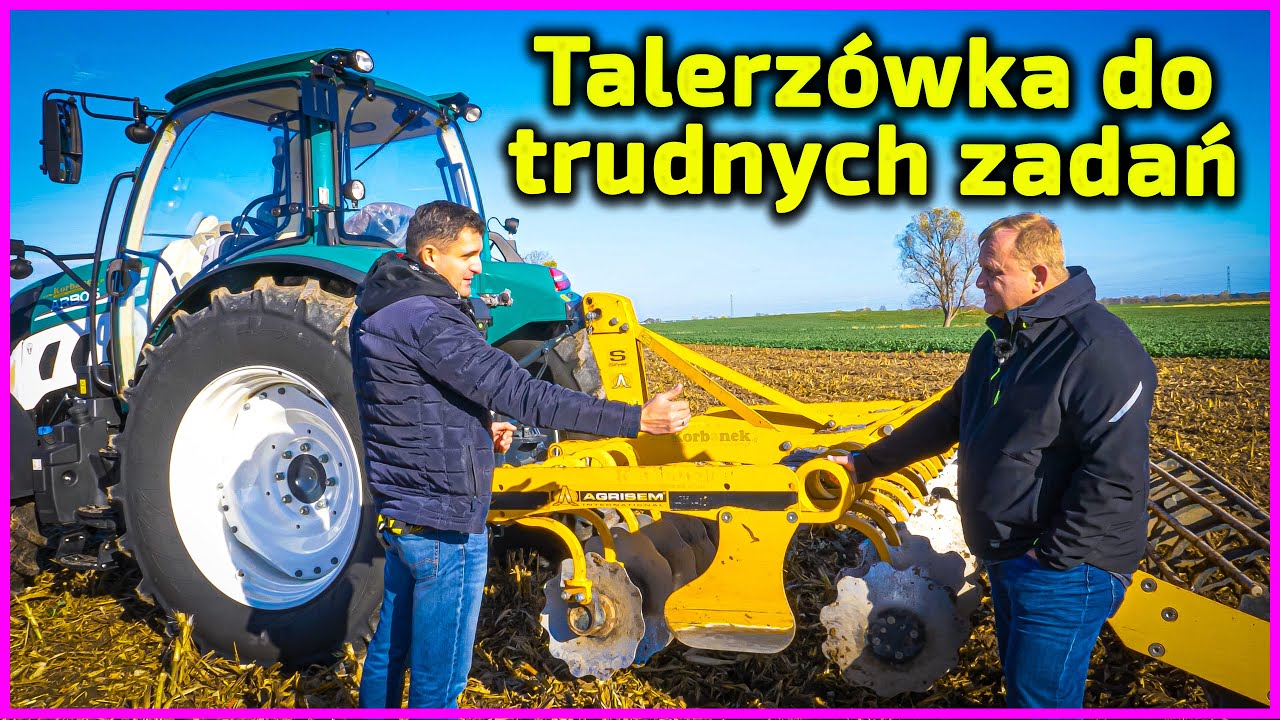 Talerzówka Agrisem MULCH do trudnych zadań 👉Najlepsza do ścierniska po kukurydzy [Korbanek]