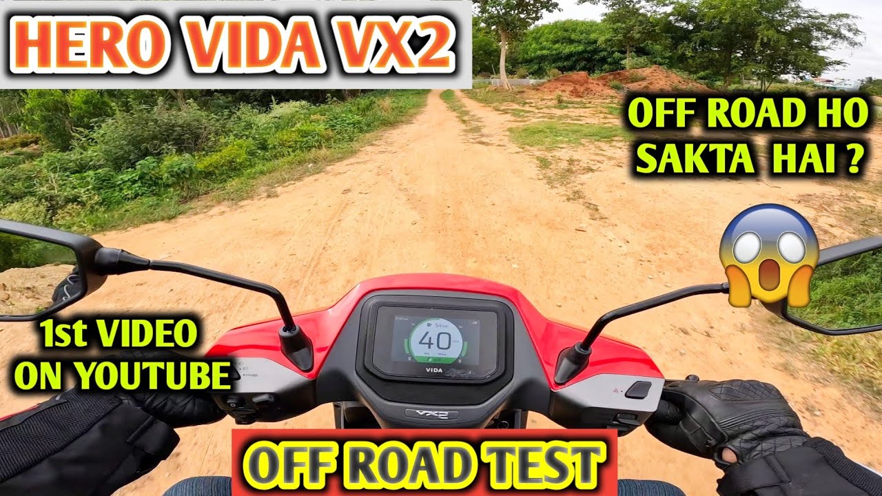 Hero Vida VX2 Plus OFF ROAD Test | NO Road Ride Good or Bad ? 😱| JD Vlogs Delhi