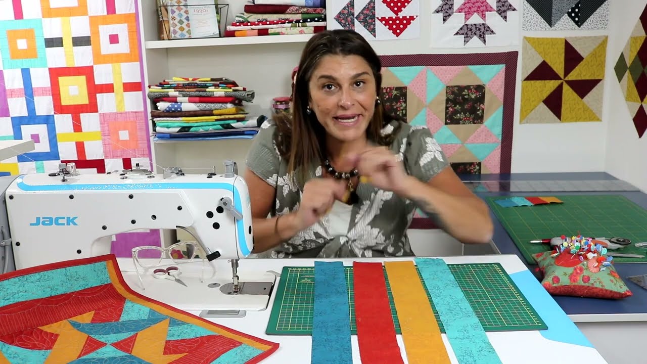 Apenas QUATRO TIRAS: Bloco de Patchwork HIDDEN WELLS | Patchwork com Roberta Luz