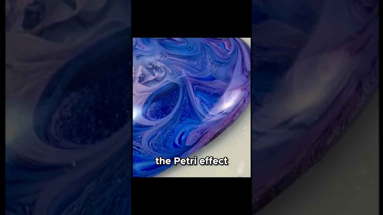 Create Stunning Resin Art with the Petri Effect Step-by-Step Part 1 #resinart #alcoholink