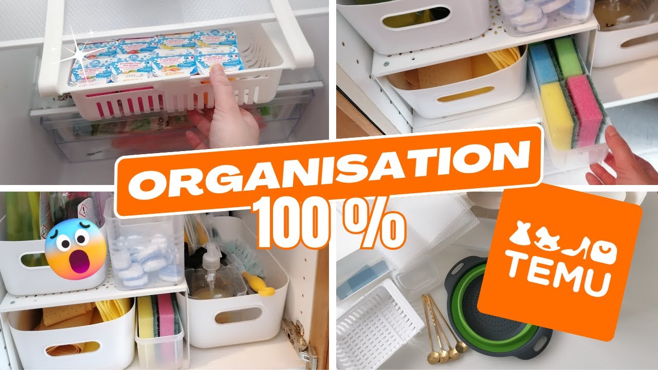 ✨ RANGEMENTS CUISINE | ORGANISATION À TOUT PETITS PRIX | 100%TEMU 😱
