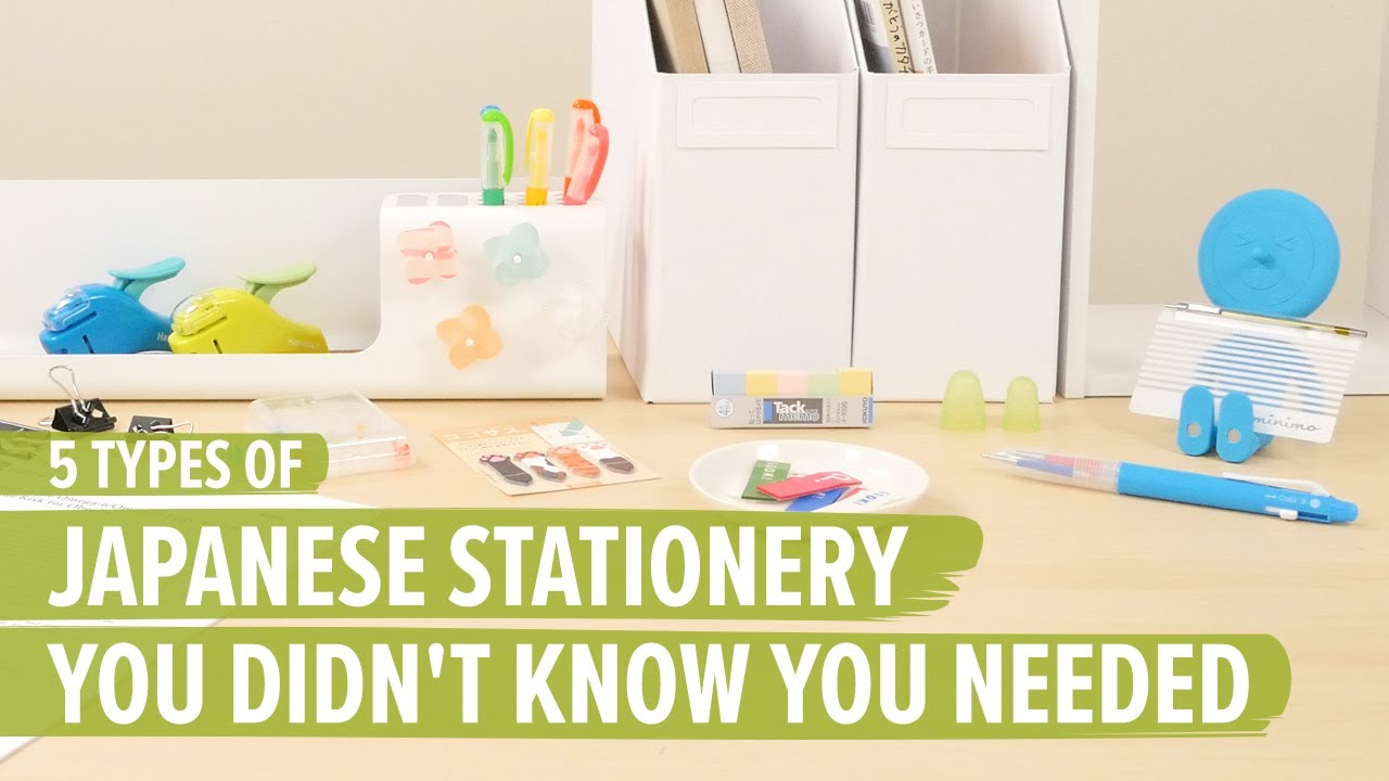 5 Types of Japanese Stationery You Didn't Know You Needed