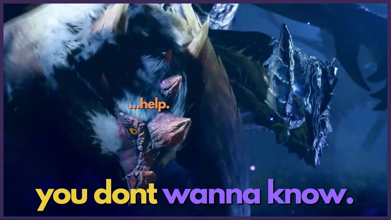 if Chaotic Gore Magala intro has a dialogue