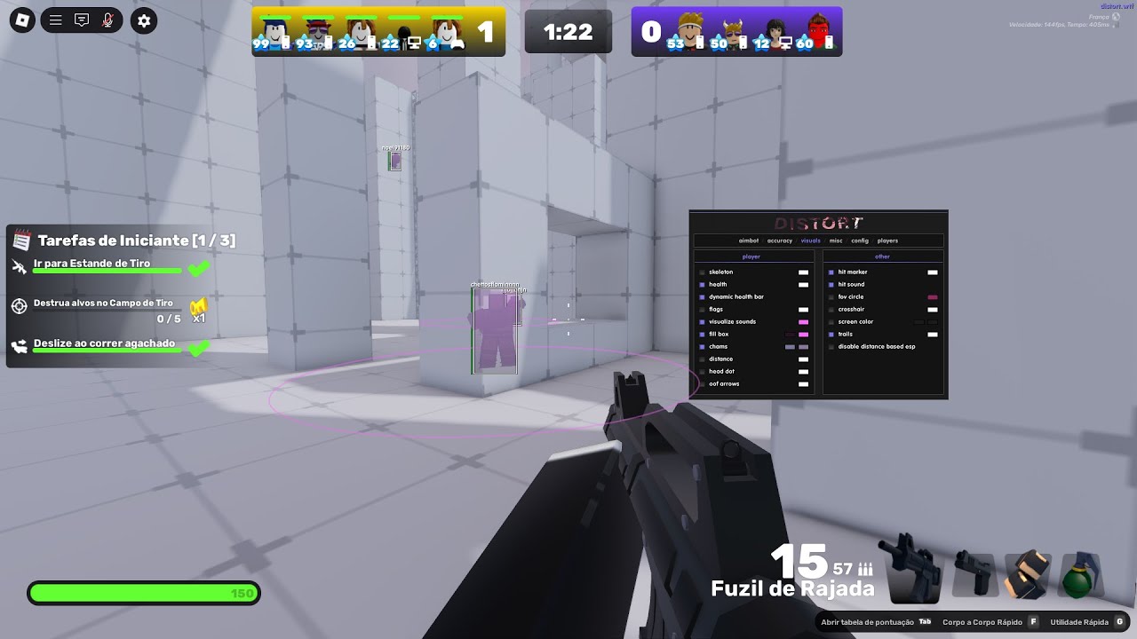 NOVO HACK DE ROBLOX! | ft. distort.wtf