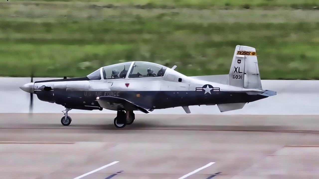 USAF Pilot Training • T-6A Texan II Touch & Go Landings