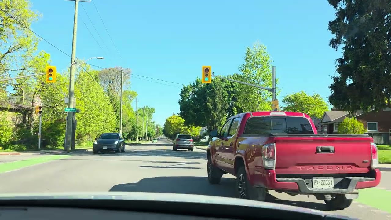 Breathtaking Spring Morning Drive in London, Ontario – Sunshine & City Vibes!!