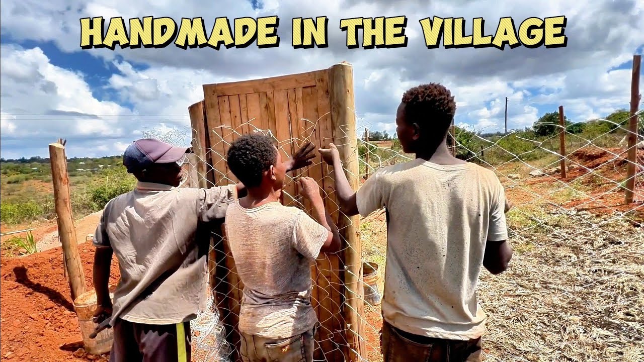 Building a Traditional Chicken Coop! 🐔 | Growing Our African Village Homestead