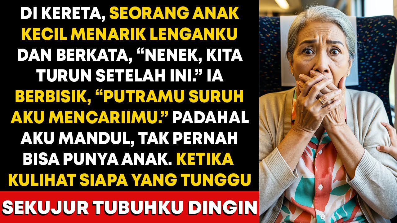 Di Kereta Seorang Anak Berbisik “Nek Kita Turun Setelah Ini”—Aku Panik Lalu Tahu Ternyata…
