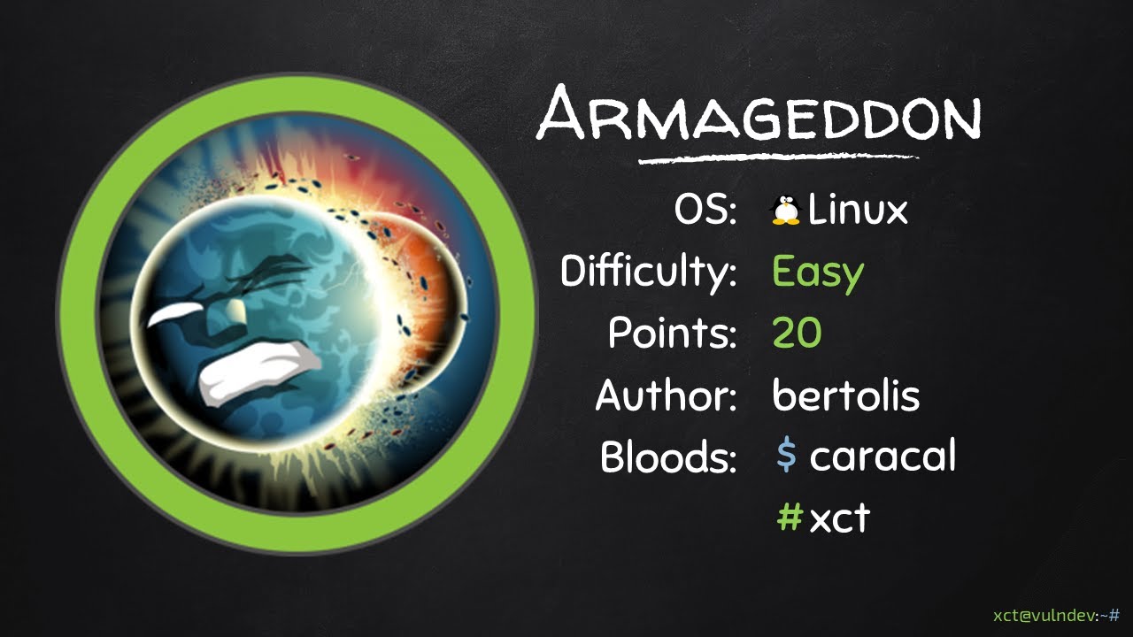 Drupalgeddon & Sudo Snap Install - Armageddon @ HackTheBox