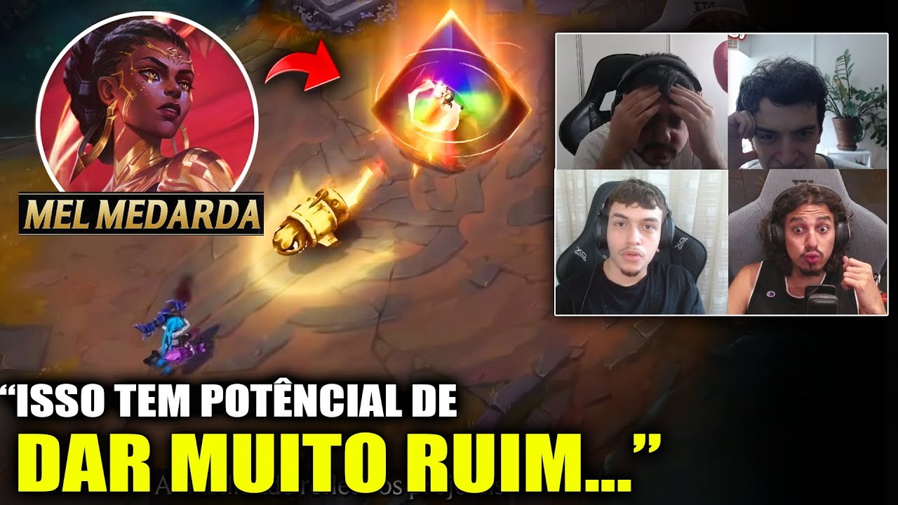 Streamers reagindo à NOVA MECÂNICA da Mel Merdarda!