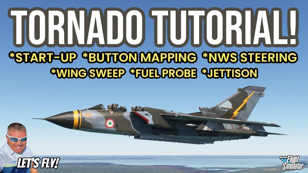 TORNADO By IndiaFoxtEcho FULL TUTORIAL | Start Up | Wing Sweep | Jettison | Steering | MSFS2020 Xbox