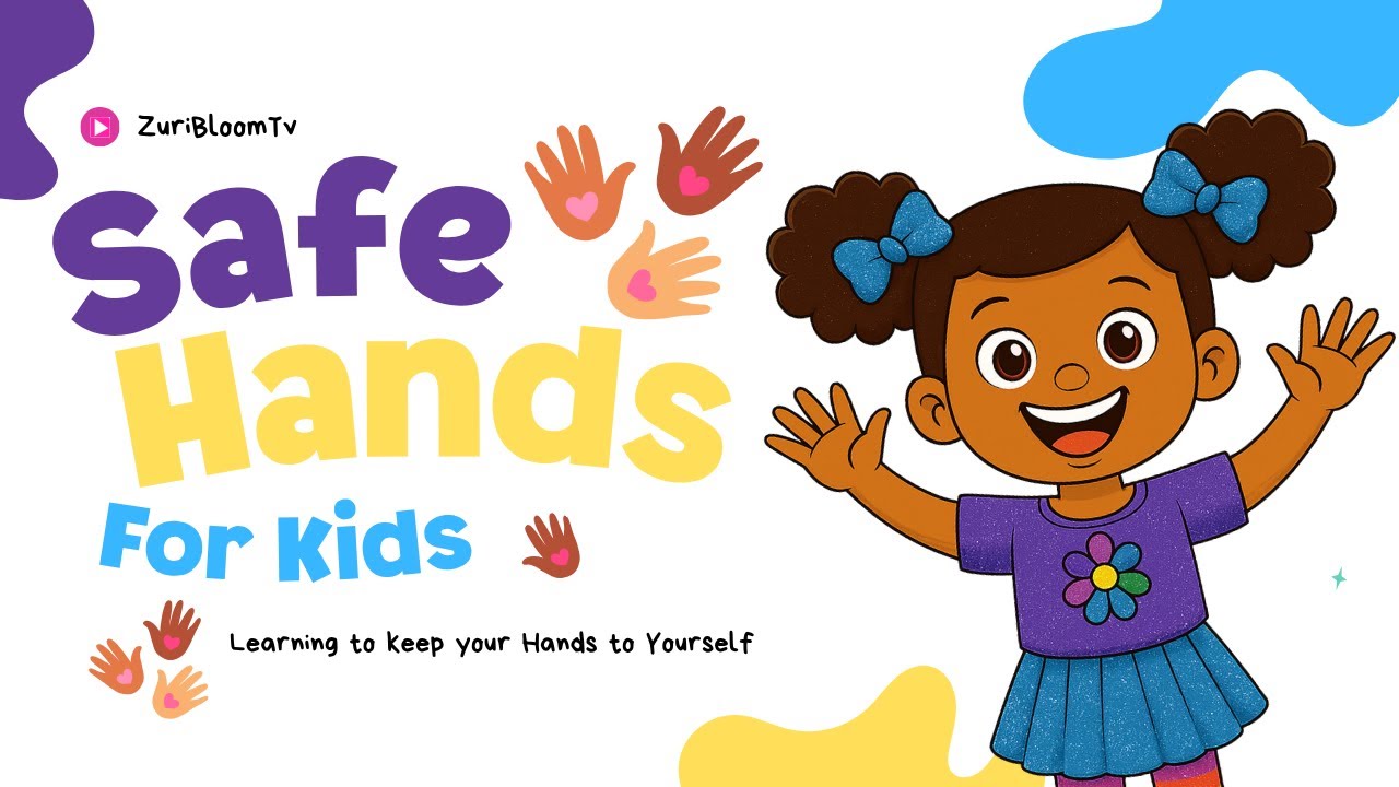 Safe Hands | Keep Your Hands To Yourself | Learning Videos For Kids