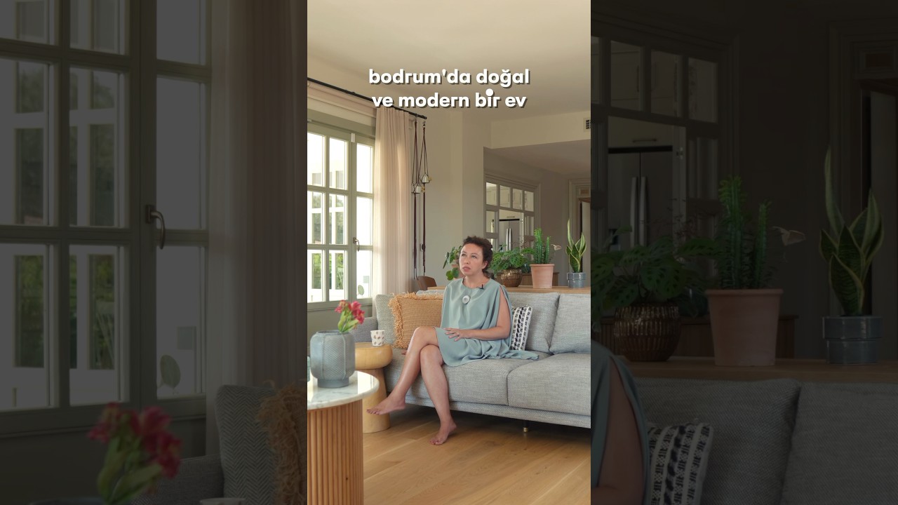 Bodrum&rsquo;da Doğal ve Modern Bir Ev