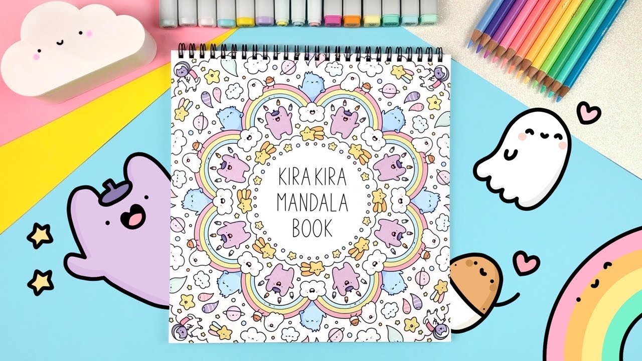 My New Coloring Book! ~ KiraKira Mandala Book Preview