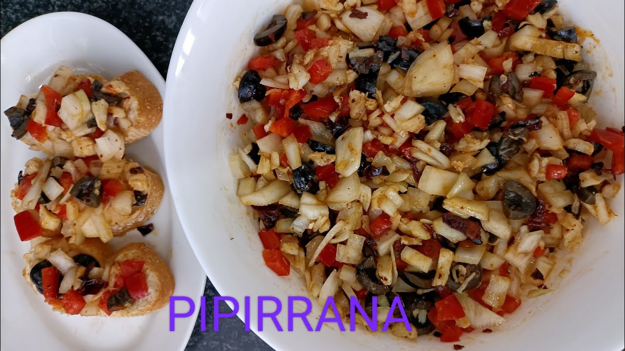 PIPIRRANA murciana, receta fácil