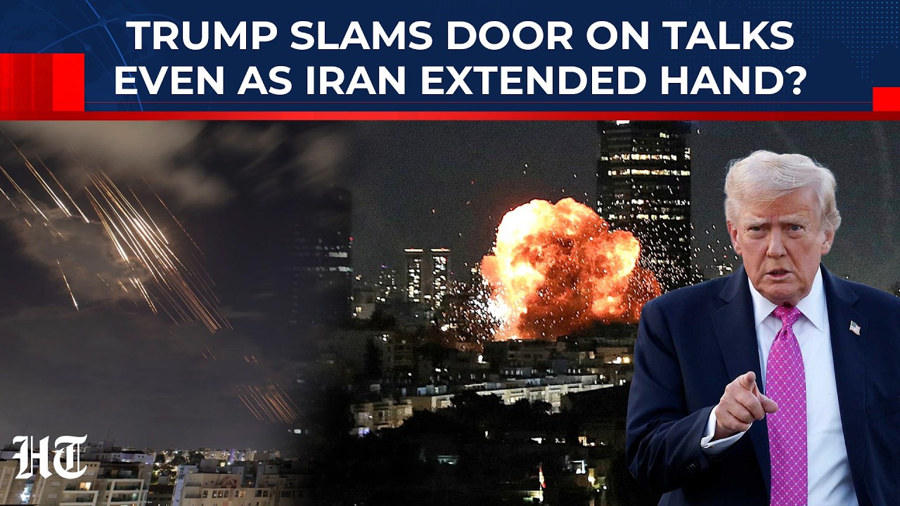 'Too Late For Talks...': Trump Shuts Door On Iran Negotiations As Mid-East War Continues To Escalate