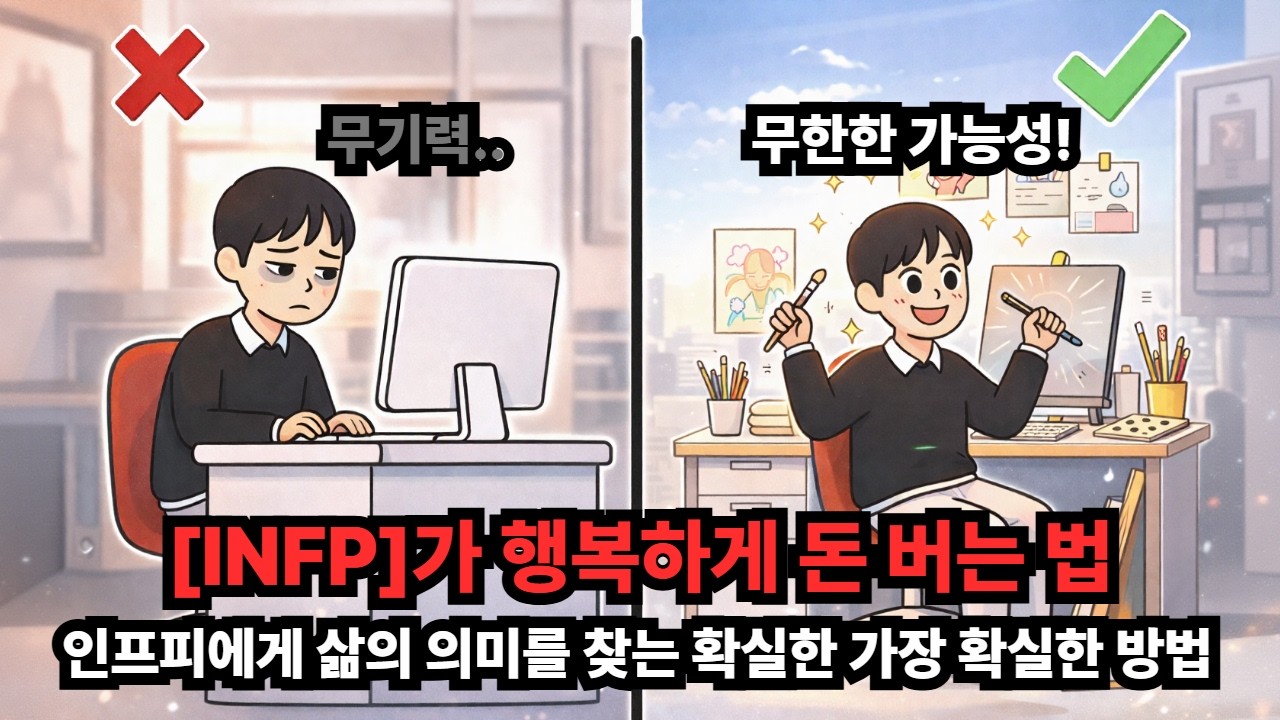 INFP가 행복하게 돈 버는 법 : 인프피의 삶의 의미와 가능성을 찾는 방법