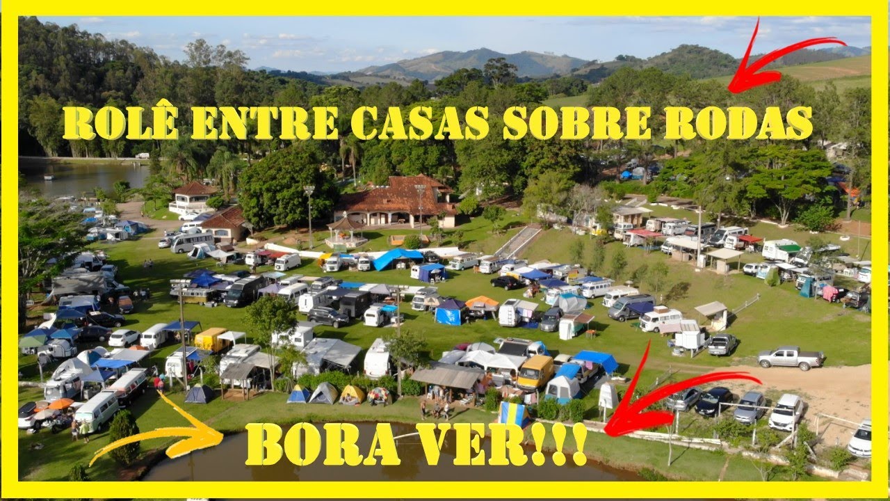 Encontro campista, rolê entre casas sobre rodas!