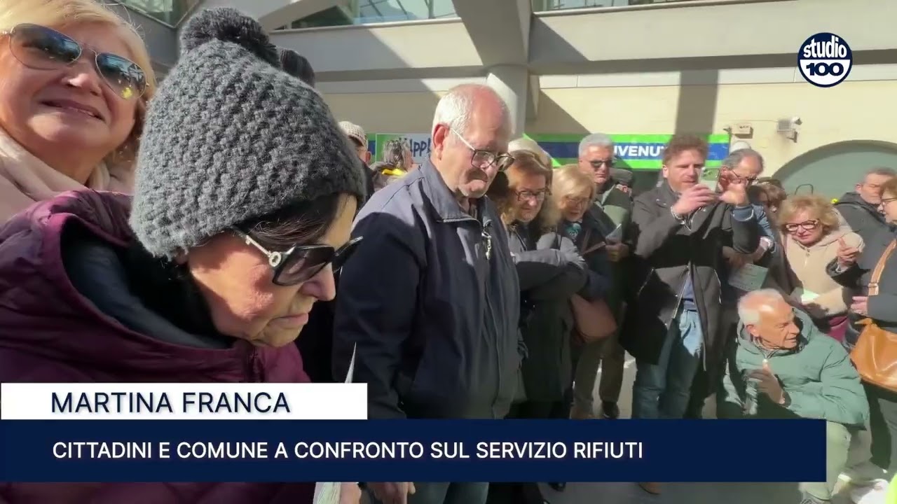 Martina Franca, cittadini e Comune a confronto sul servizio rifiuti