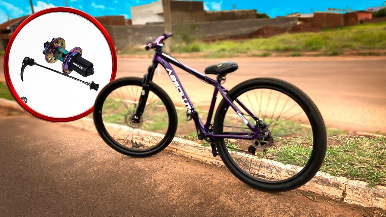 A PEÇA QUE FALTAVA NA BIKE DELE CHEGOU!!