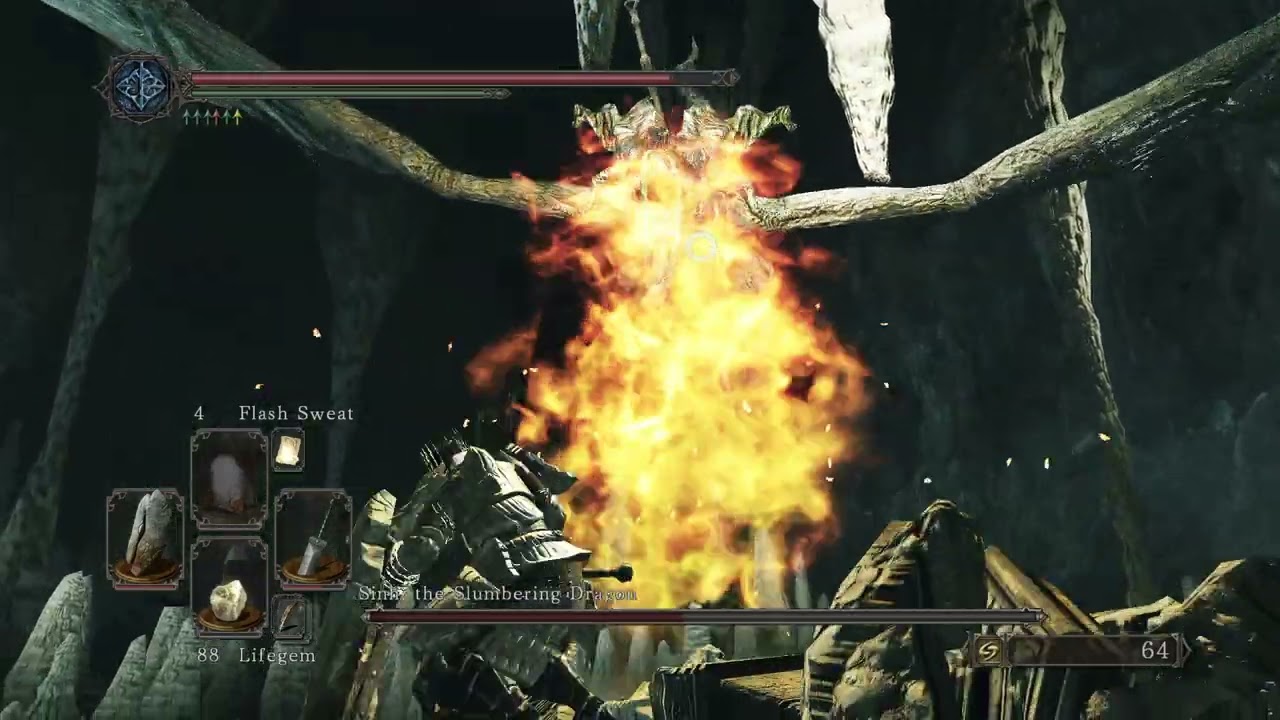 Dark Souls II Scholar of the First Sin (DLC) - Sinh the Slumbering Dragon (Bonfire Ascetic)
