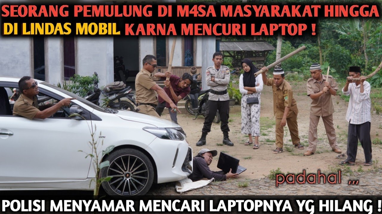 SEORANG PEMULUNG DIHINA & M4S4 WARGA KARNA DITUDUH MENCURI LAPTOP, PADAHAL SEORANG POLISI MENYAMAR‼️
