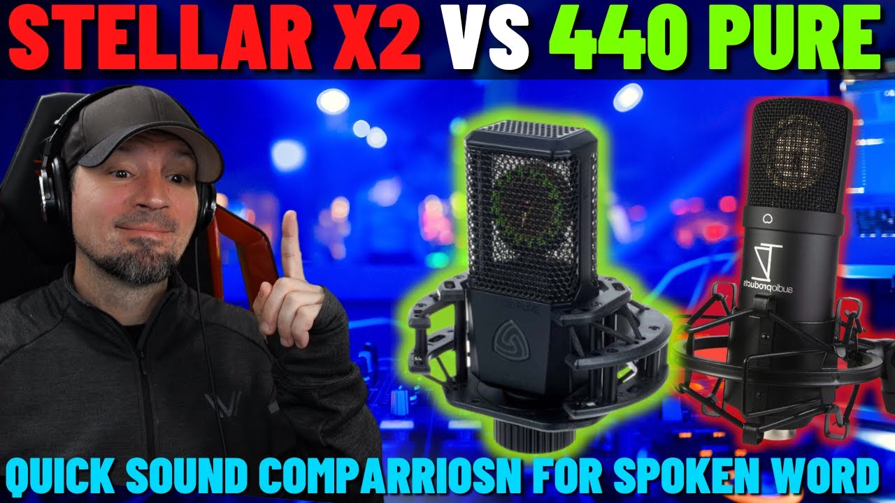 Tech Zone Audio Stellar X2 vs. Lewitt LCT 440 Pure | Condenser Microphone Sound Comparison