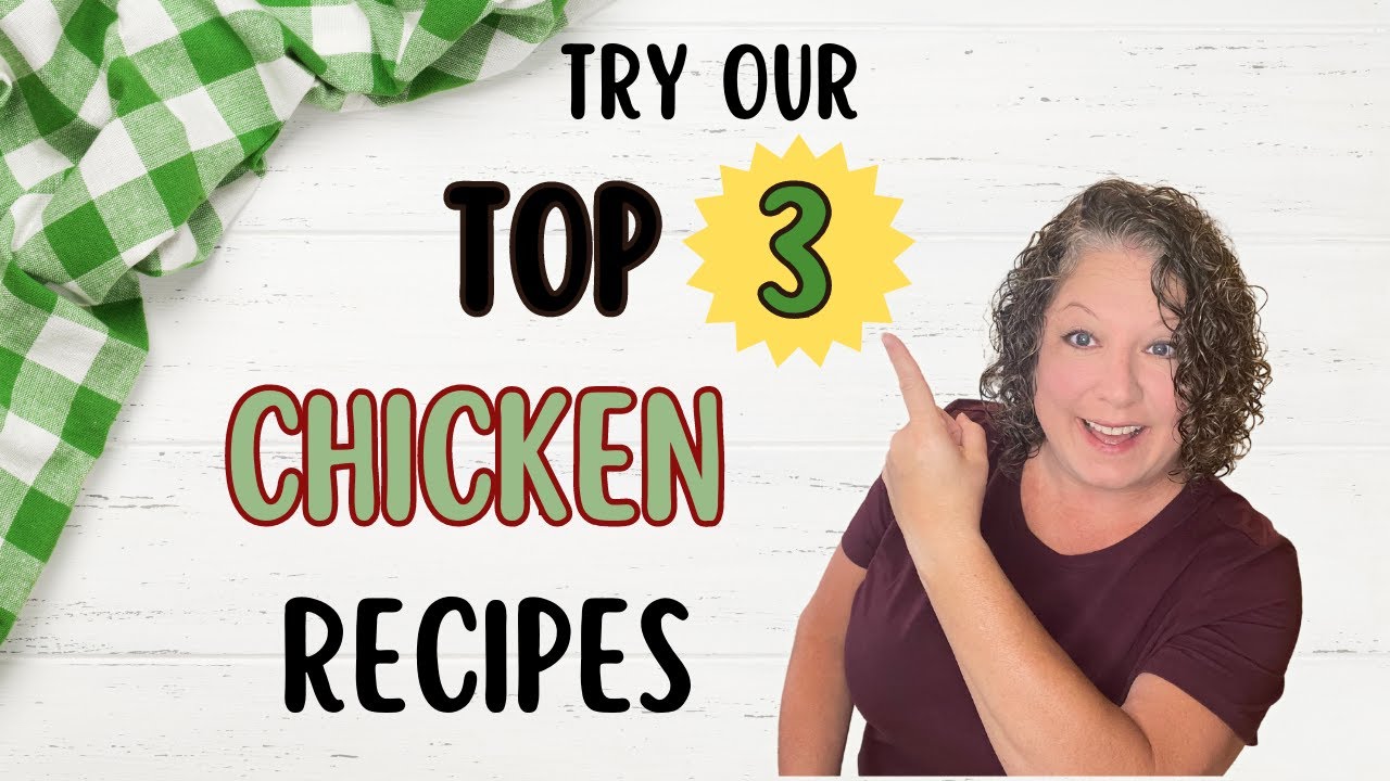 3 AMAZING CHICKEN Dishes You NEED TO MAKE | Quick and Easy Dinners Anyone Can Make