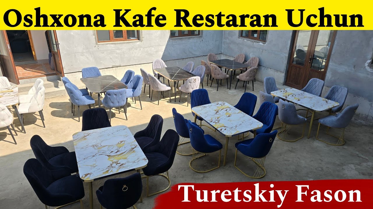 +998 934429011 +998880033435 Restaran Kafe Oshxona To'yxona Uchun Stol Stullar | Turetskiy Fason