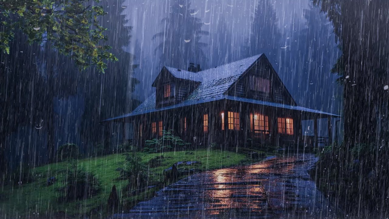 Deep Sleep During the Rainy Night - Rain Sounds For Sleeping - Sleep FAST & Beat Insomnia, ASMR