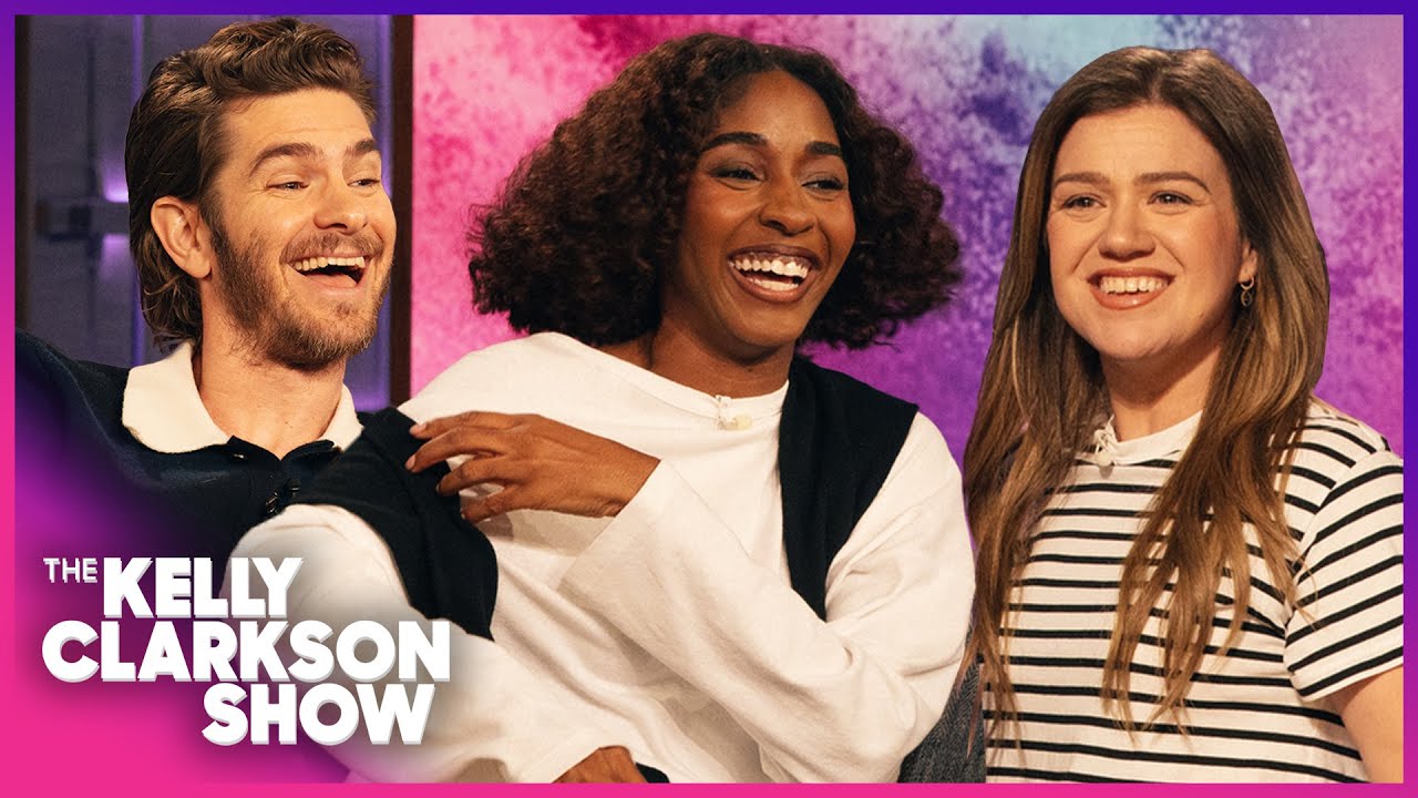 Ayo Edebiri & Andrew Garfield's Kelly Clarkson Interview Goes OFF THE RAILS!