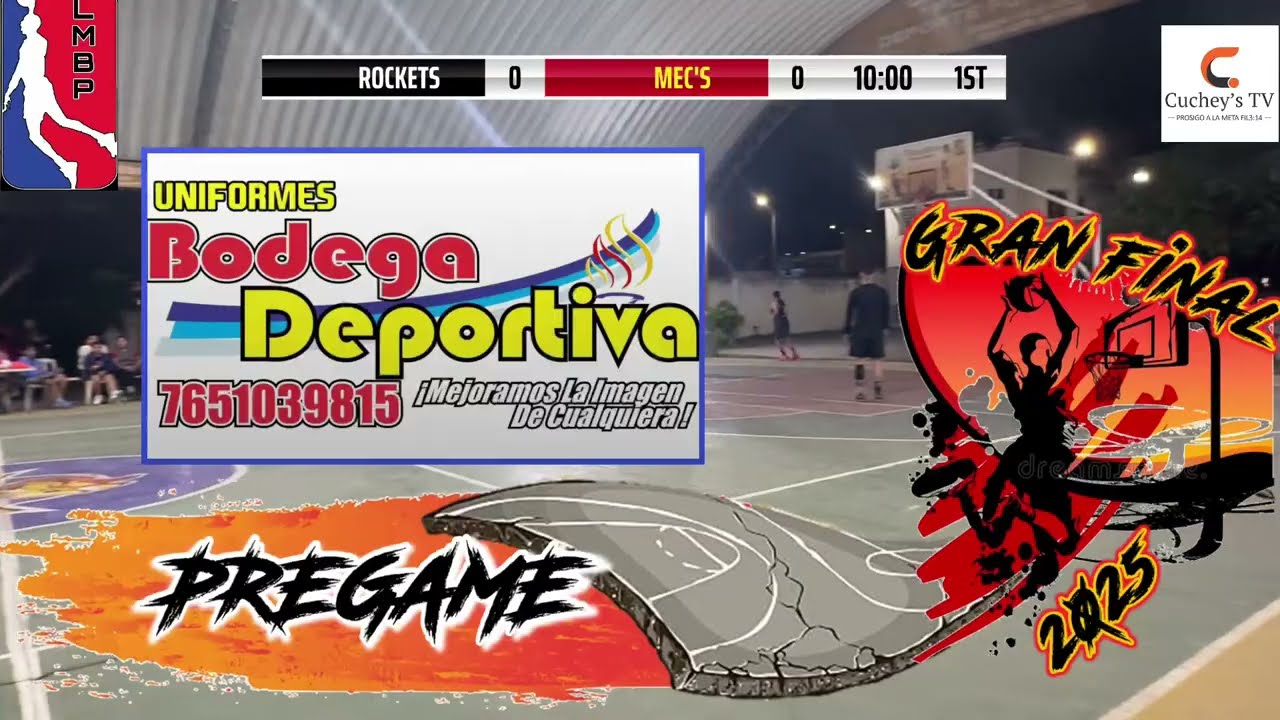 🏀Liga Municipal de Basquetbol Plan de Ayala🏀 Varonil (Feb26) -  GRAN FINAL -  ROCKETS 🆚 MEC' S