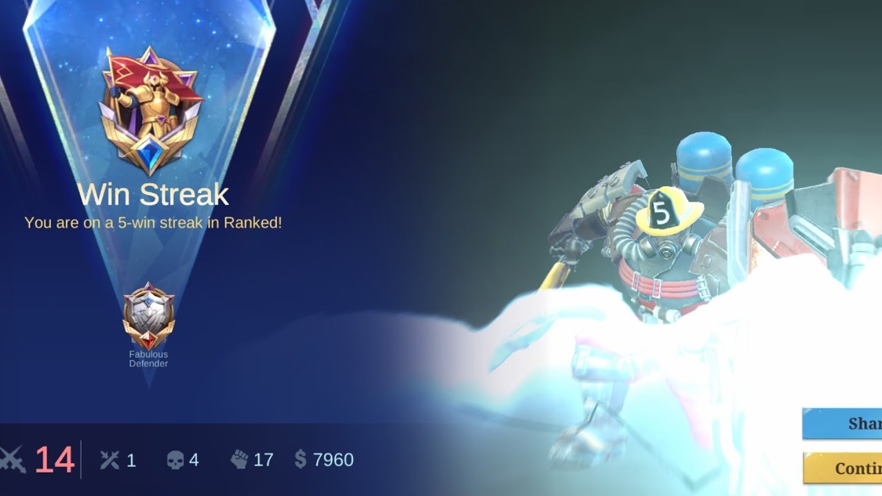 Johnson 5 win streak in Ranked game full plays. #mlbb #mlbbgameplay 
