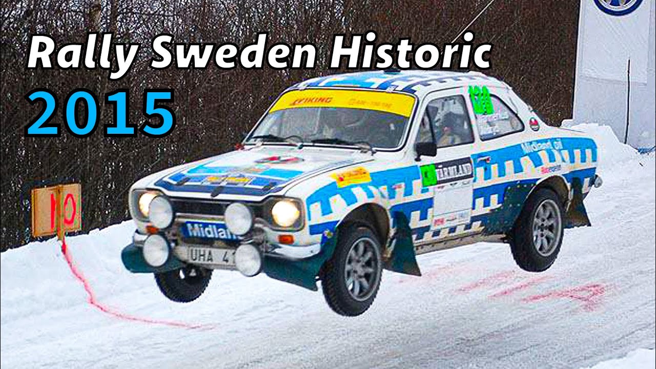 Rally Sweden Historic 2015 I Action and big jumps!!