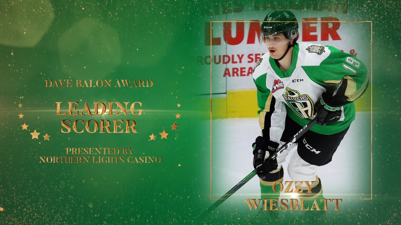 2020-21 Year-End Awards: Dave Balon Award as Leading Scorer Presented By Northern Lights Casino