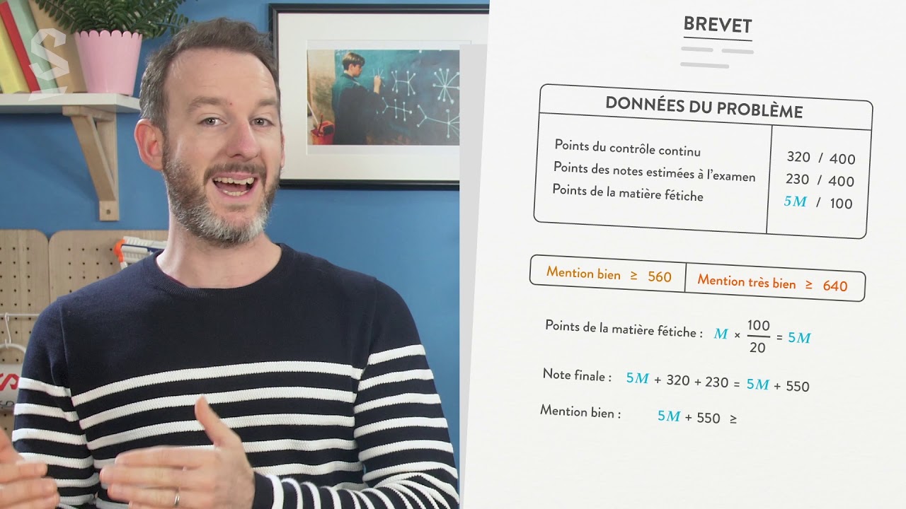 In&eacute;quation et utilisation du calcul litt&eacute;ral pour r&eacute;soudre et d&eacute;montrer - Maths - 3e - SchoolMouv