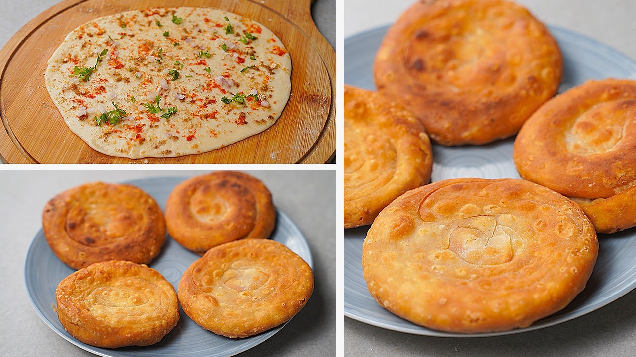 Bun Paratha Recipe | Mini Paratha Recipe | Masala Roll Paratha | Tea time Snacks