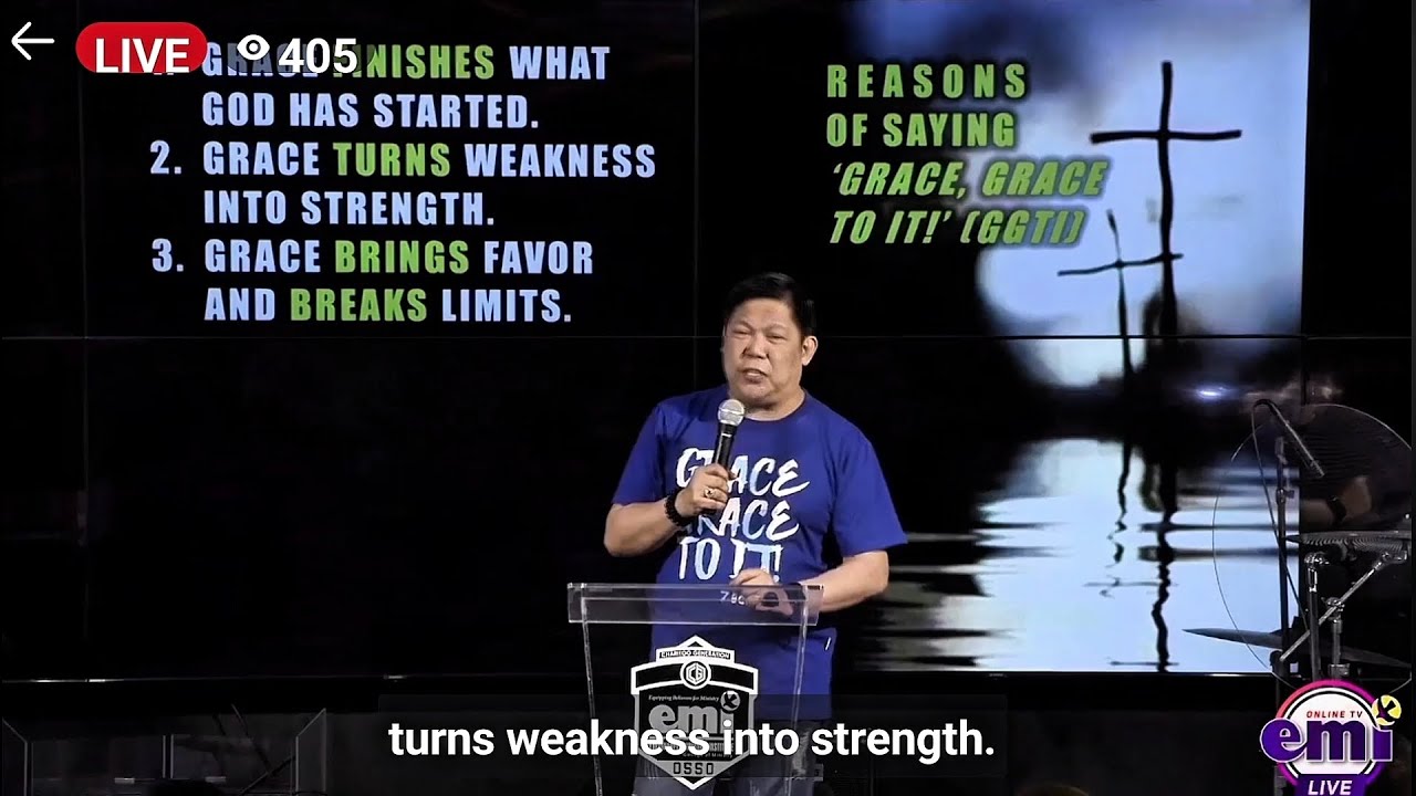 Grace, Grace to it | Bishop Emi Domingo Preaching | June 08, 2025
