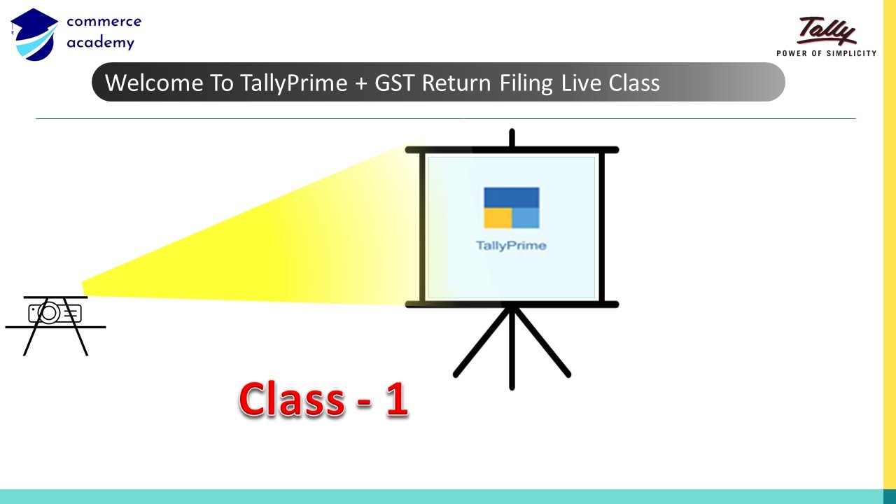 TallyPrime with GST Return Filing  Live CLass   1