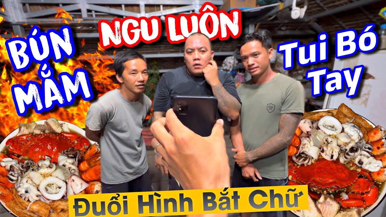 Cười muốn rụng răng với trò chơi đuổi hình bắt chữ lv 10 nhin thèm với món bún mắm