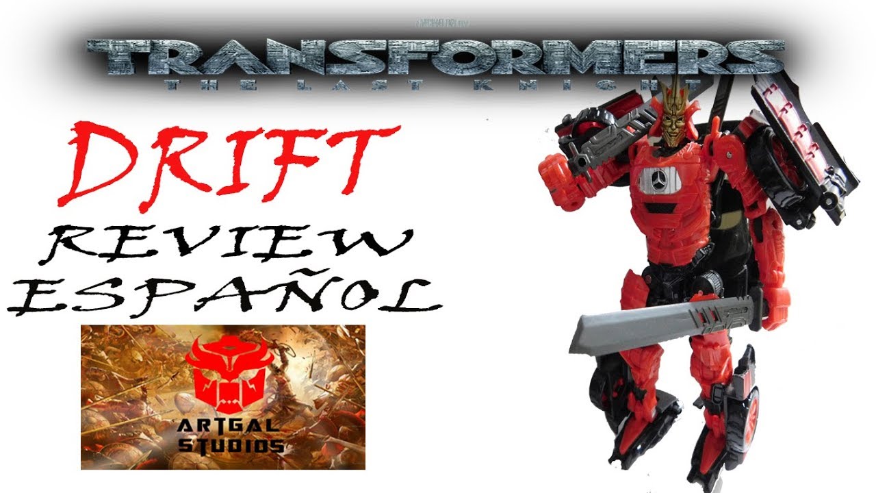 TRANSFORMERS THE LAST KNIGHT Deluxe class Drift / Review Español