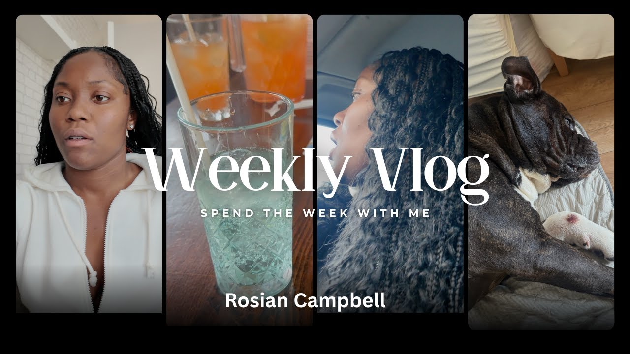 Weekly Vlog | Hairstylist 1 Hour LATE! | Hahlie's Emergency Appointment Again... | Rosian Campbell.
