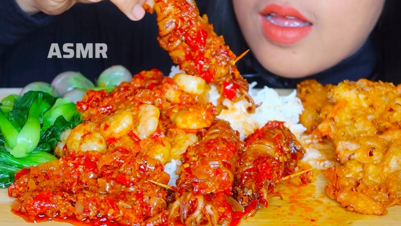 ASMR CUMI PEDAS *UDANG ||ASMR SOUNDS #ASMR #asmrsounds #asmrvideo 