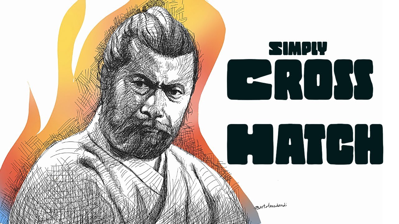 The Best Way to Cross-Hatch | Digitally |  Krita | Procreate