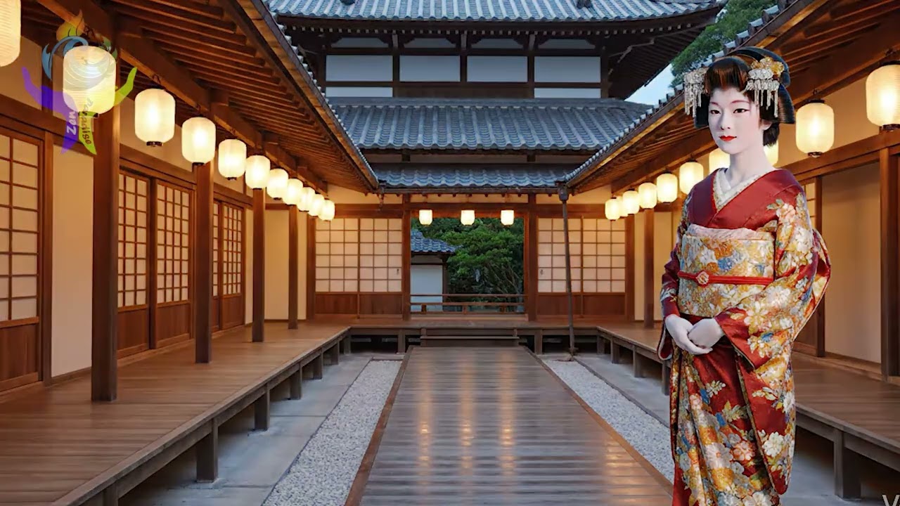 Lantern Courtyard Silence • Geisha Warm Night Stillness • Zen Ambient