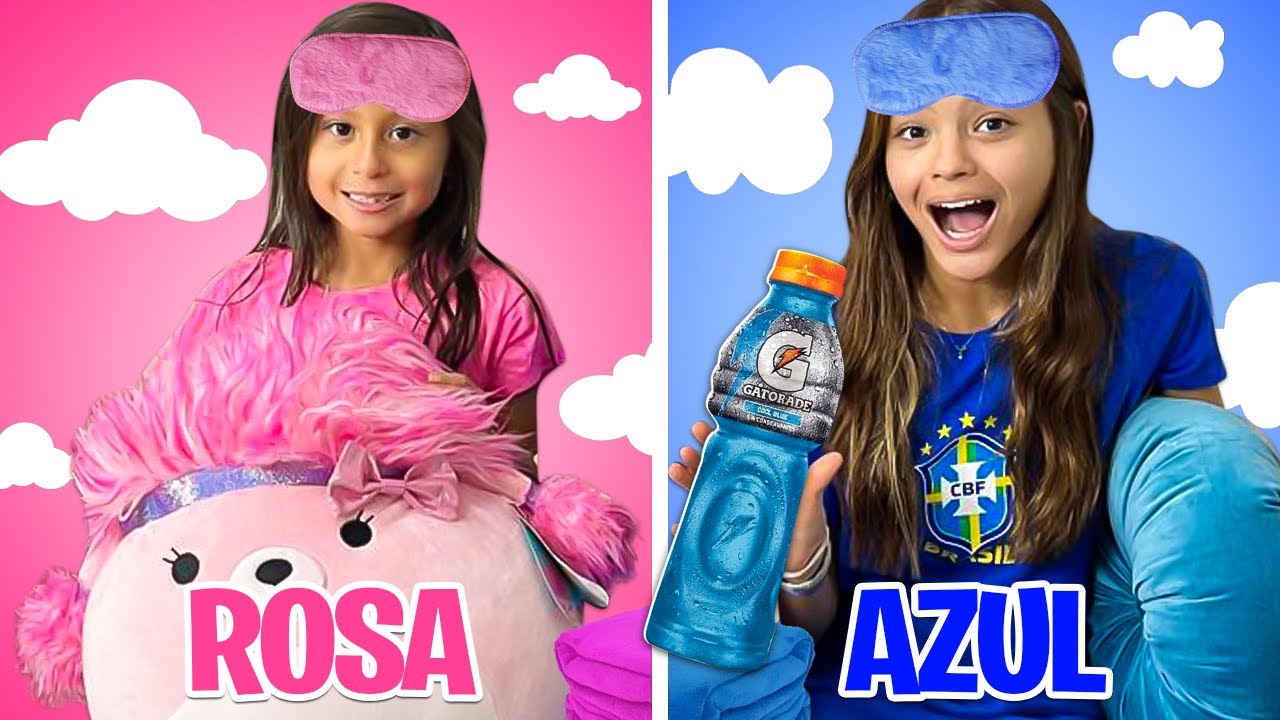As Melhores FESTAS do PIJAMA | NA Cor Sorteada e COM Amigas YOUTUBERS