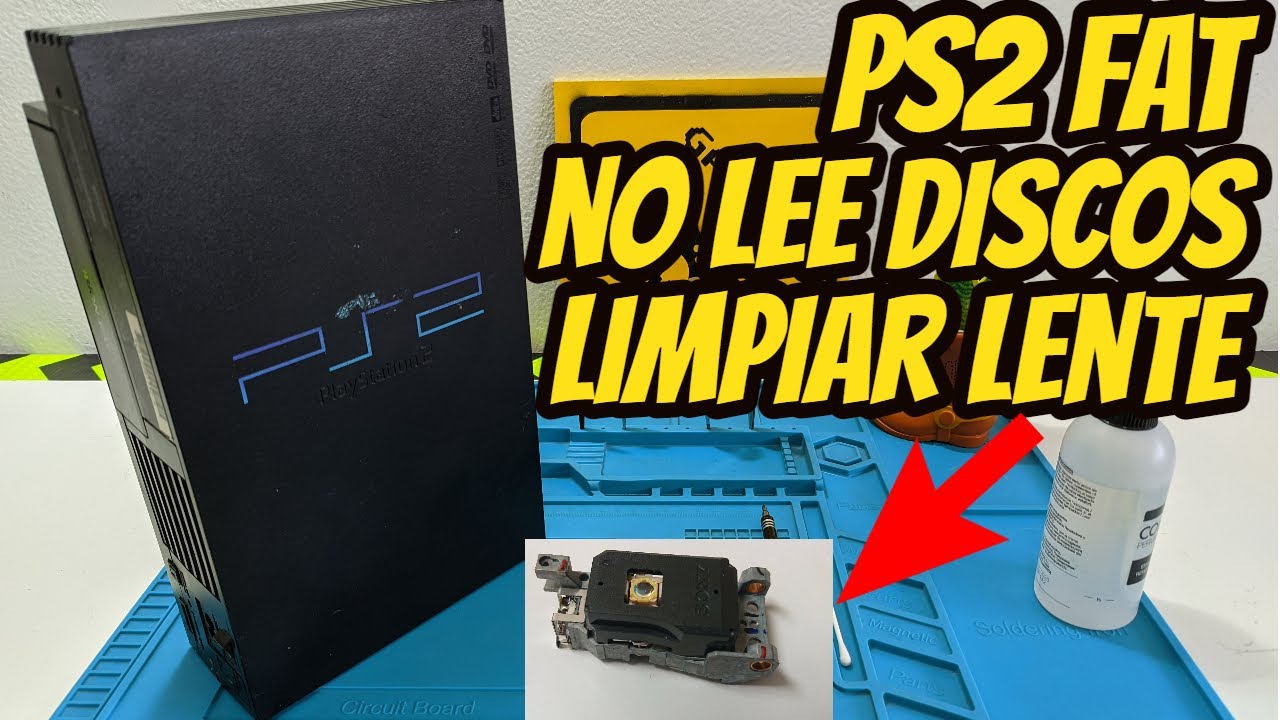Ps2 Fat No Lee Discos(Juegos) // Como Limpiar Lente Solucionado
