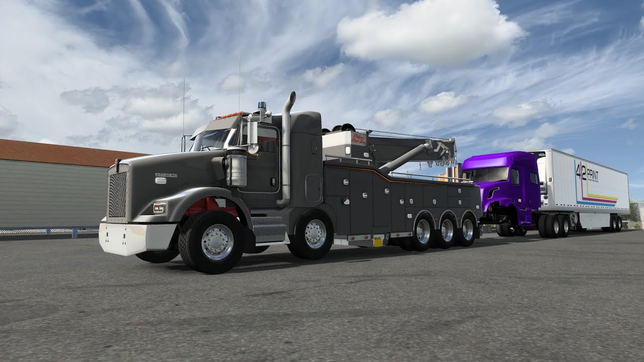 Kenworth Rotator Tow Truck (American Truck Simulator)