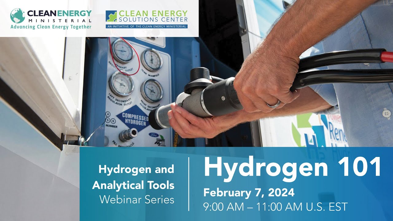 Hydrogen 101: Hydrogen and Analytical Tools Workshop Series