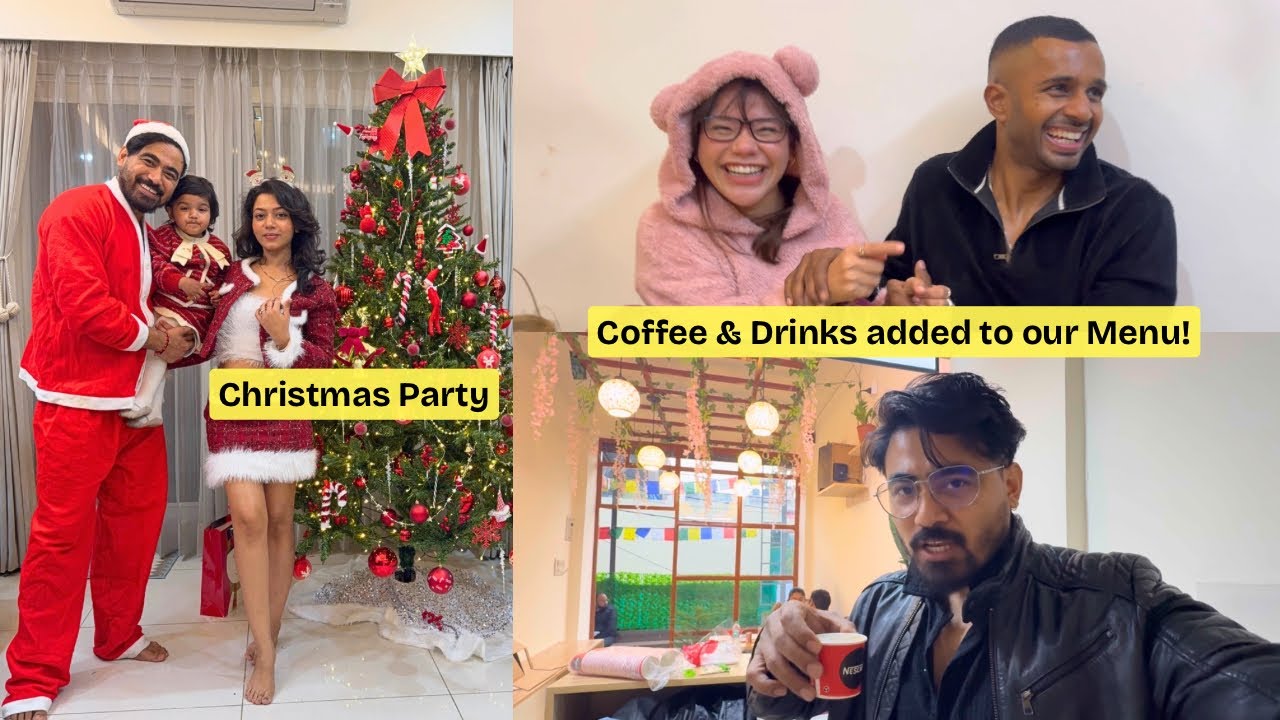 Christmas party 🎄 | Coffee & Drinks added to Menu ☕️